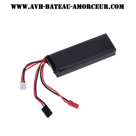 bateau amorceur batterie lipo