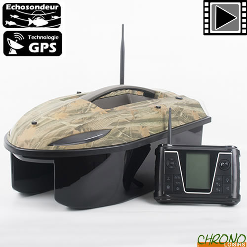 bateau amorceur carp design wave craft echo + gps
