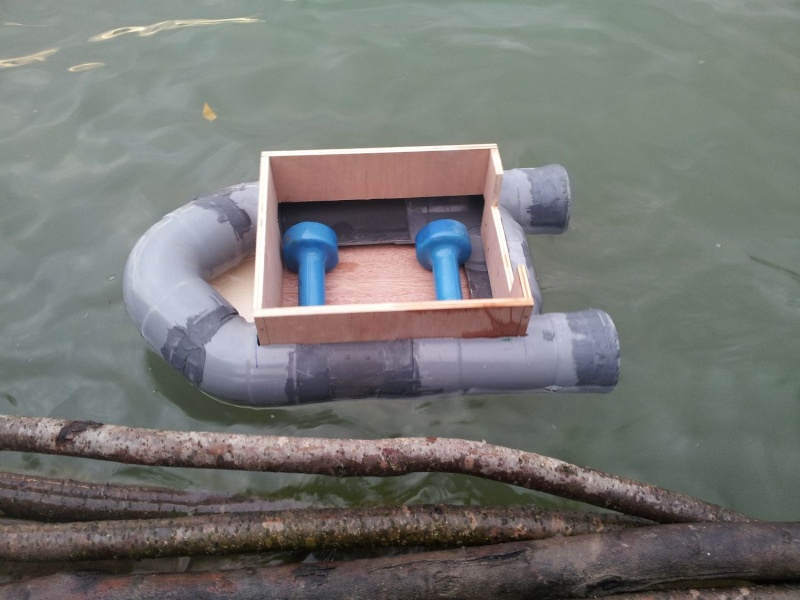 bateau amorceur maison pvc