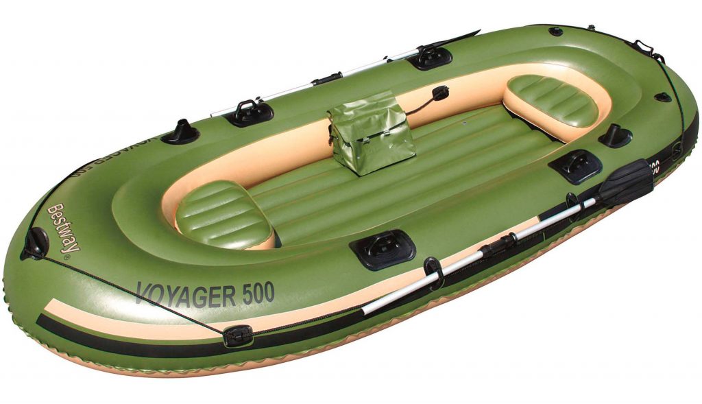 bateau gonflable bestway voyager 500 set complet