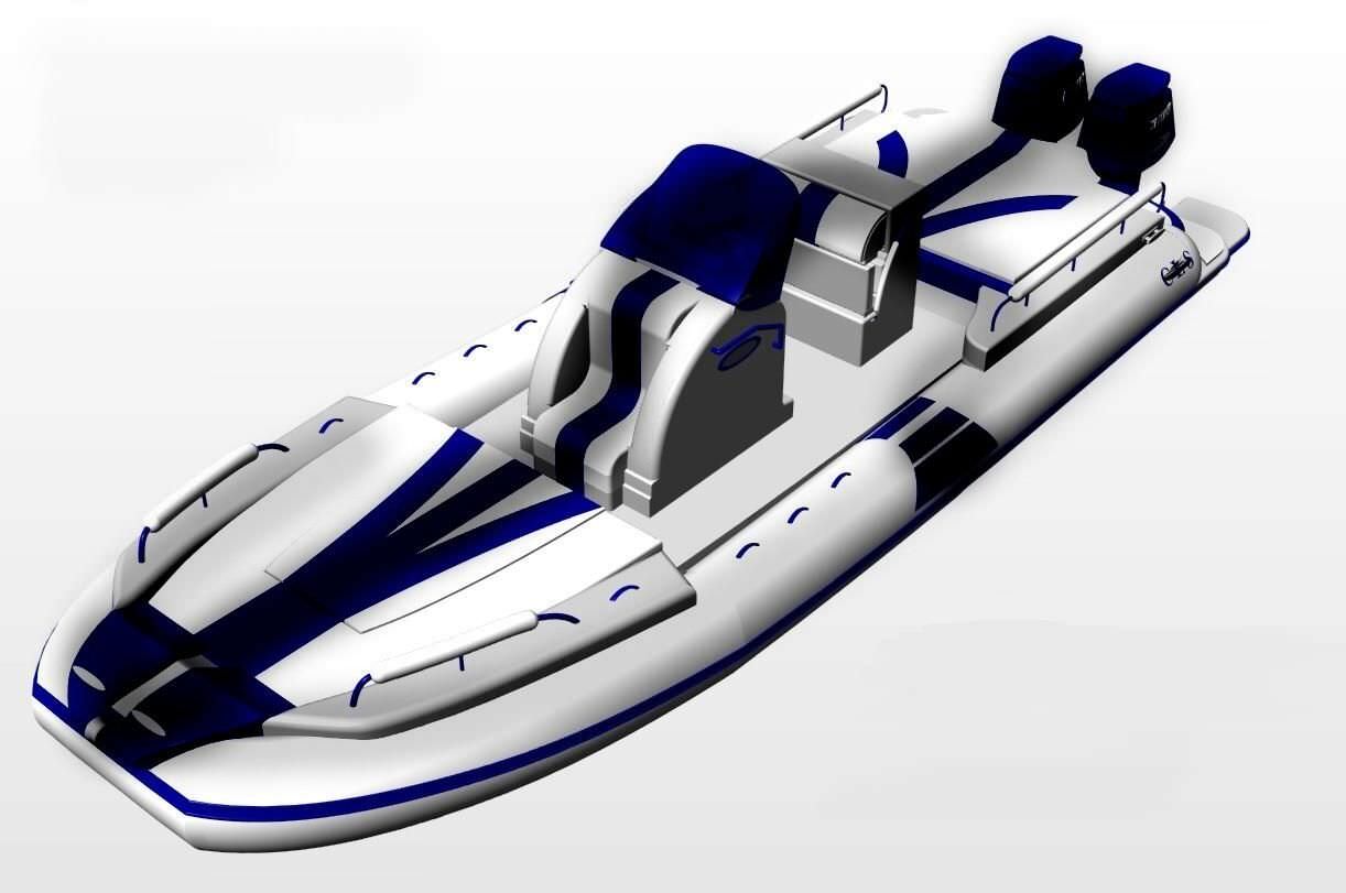 bateau gonflable de luxe