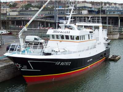 bateau peche bois occasion