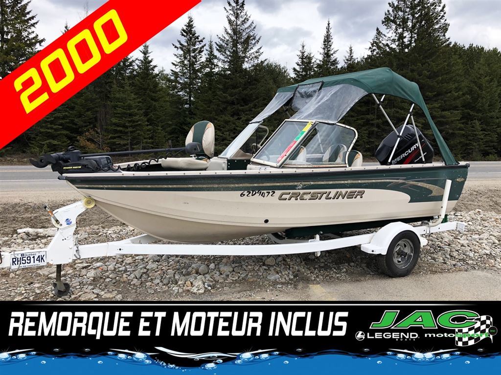 bateau peche crestliner a vendre