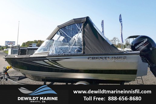 bateau peche crestliner a vendre