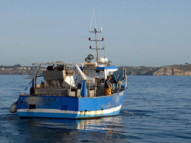 bateau peche crustaces