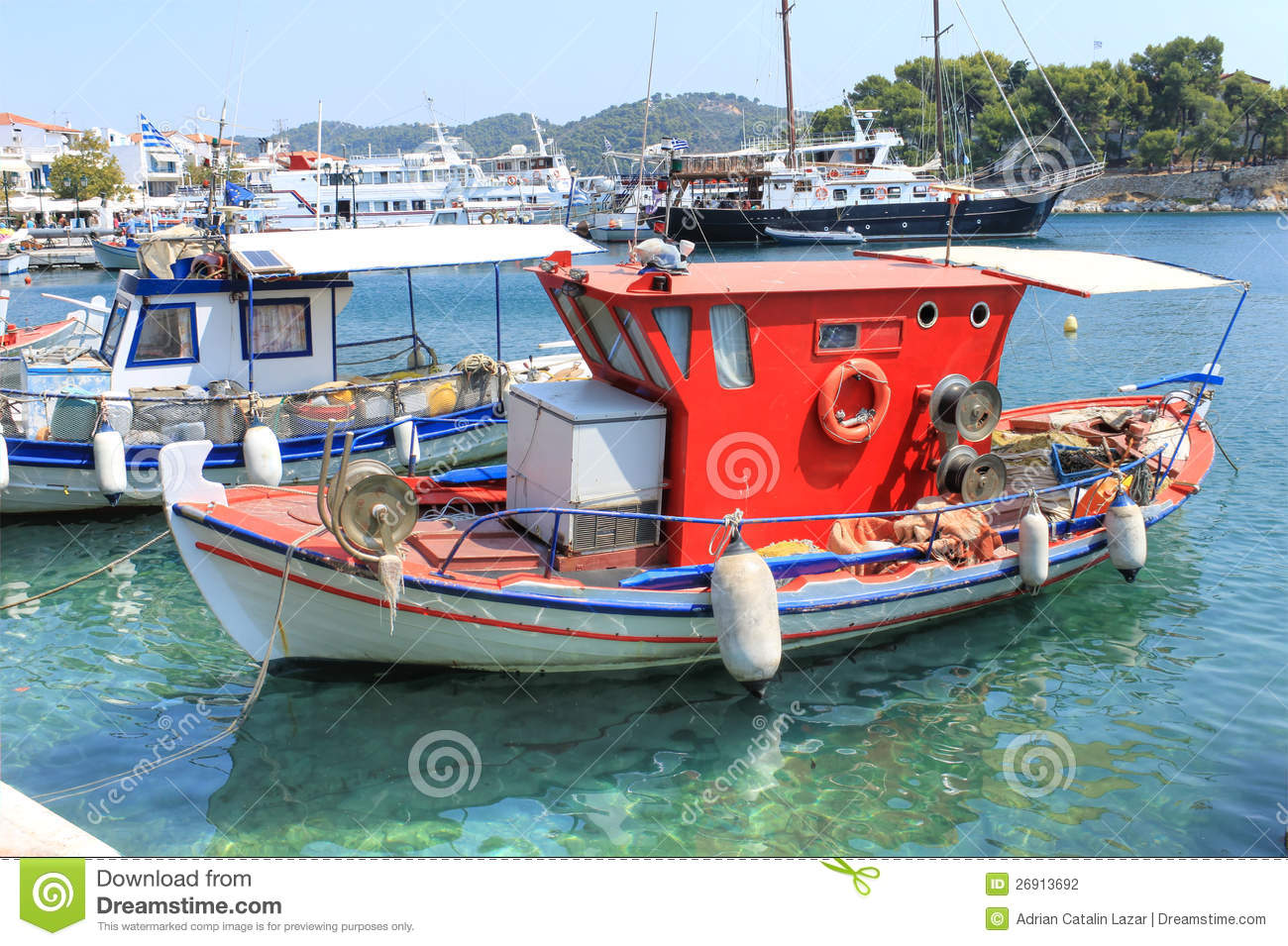 bateau peche grec