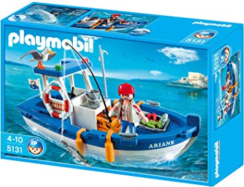bateau peche playmobil 5131