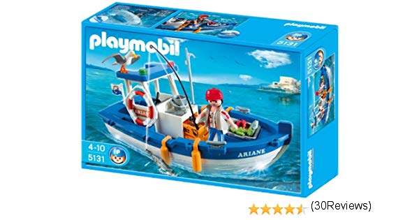 bateau peche playmobil 5131
