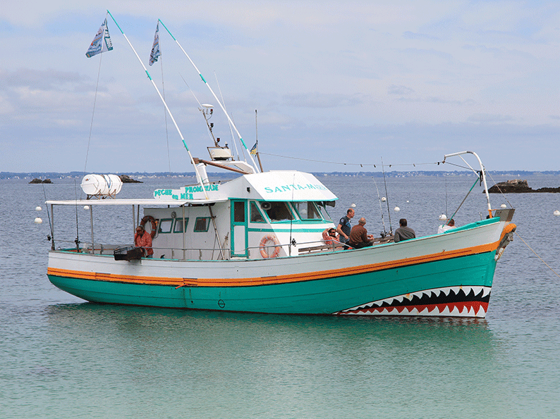 bateau peche promenade concarneau