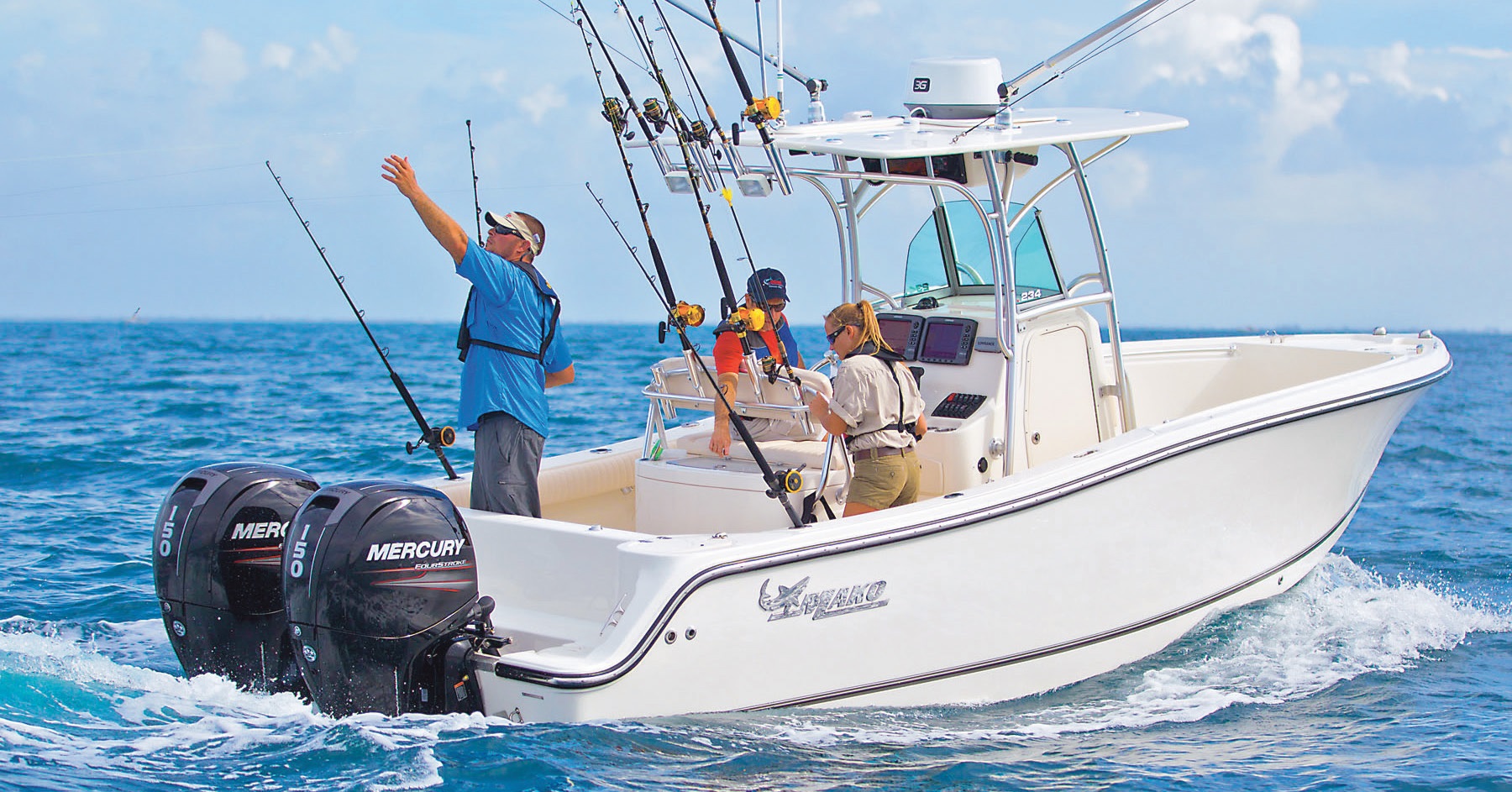 bateau peche sportive a vendre